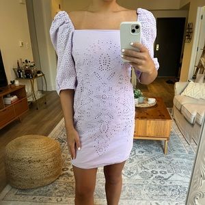 H&M puff sleeve dress